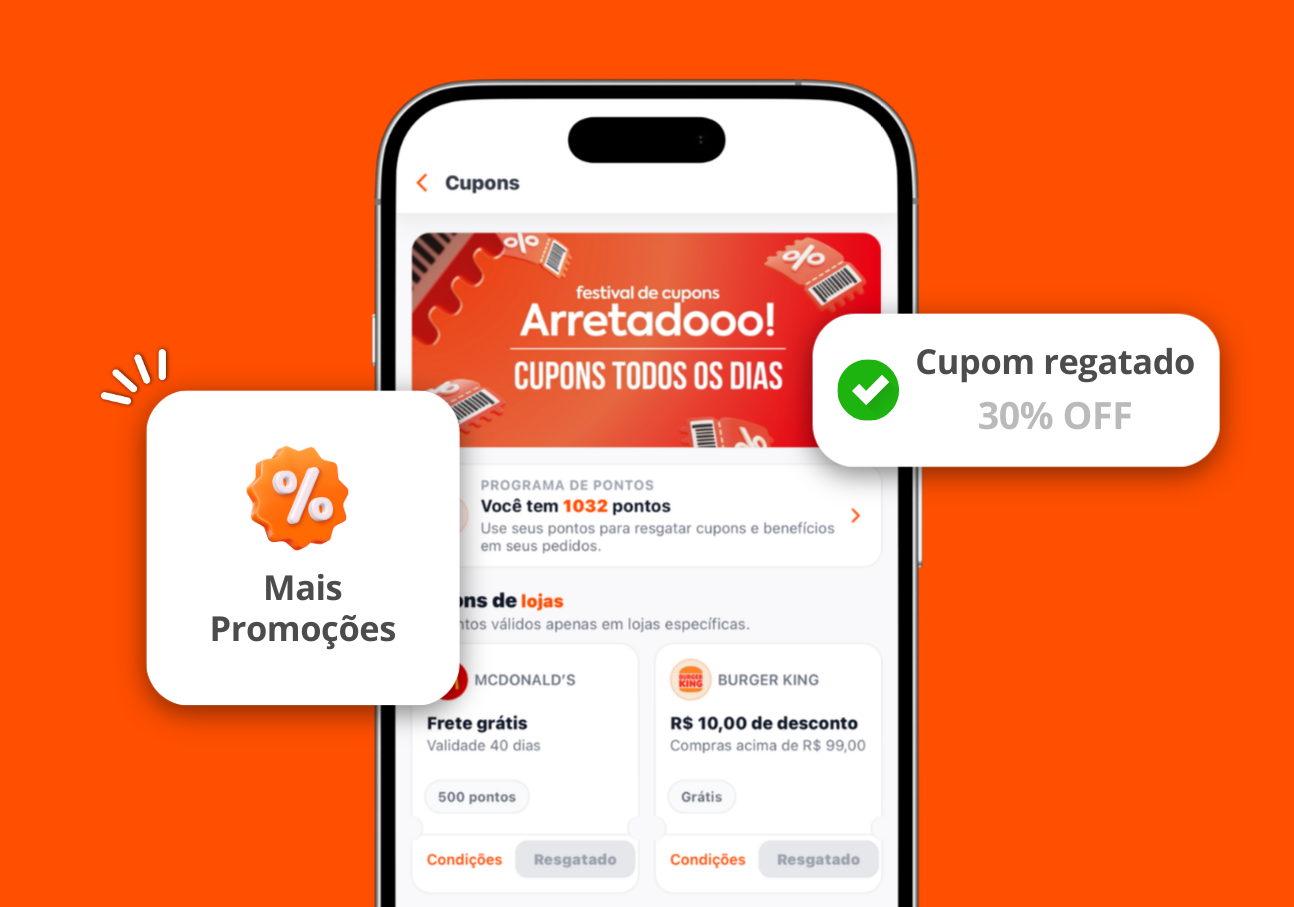 Cupons e vantagens para economizar mais